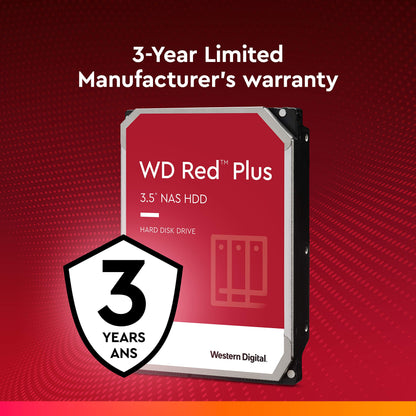 WD Red Plus NAS Festplatte 8 TB – Intern 3.5 Zoll