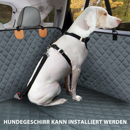 JOEJOY Hundedecke Auto Rückbank, Hundesitzbezug mit harter Unterseite