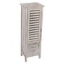 Mendler Kommode Schrank Shabby-Look Weiss 90x30x25cm: Rechteckige weiße Kommode im Shabby-Look, ca. 90x30x25cm. Dient zur Aufbewahrung von Gegenständen.