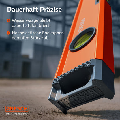 Presch Präzisions-Wasserwaagen Set 3tlg. – 40, 60, 100 cm