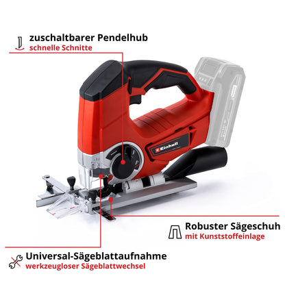 Einhell TE-JS 18 Li Power X-Change Akku-Stichsäge – inkl. Akku & Ladegerät