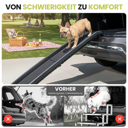 all Pets United Hunderampe klappbar Einstiegshilfe für Kofferraum
