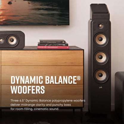 Polk Audio Signature Elite ES60 Heimkino Standlautsprecher – Schwarz