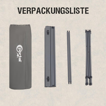 Portal Campingtisch Klappbar Aluminium Tischplatte