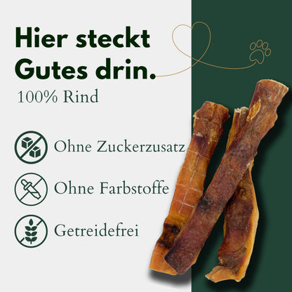 TIER HELDEN getrocknete Rinderkopfhaut für Hunde 25 cm, 5 kg