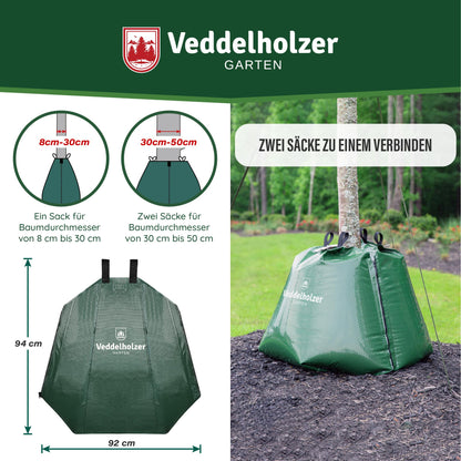 Veddelholzer Baumbewässerungssack 4 x 75 l mit Reissverschluss