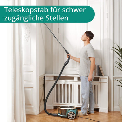 Eureka Apollo Zylinderstaubsauger Beutellos 800W - Grün