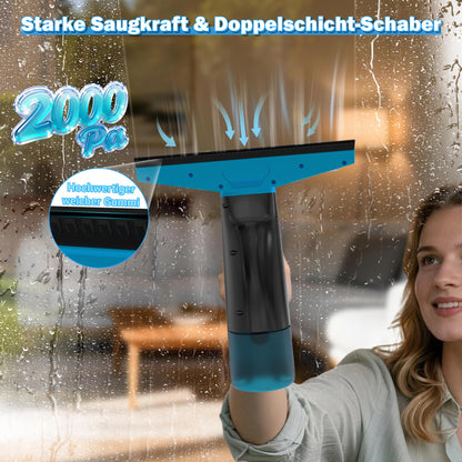 EAVE Fenstersauger Set Akku WC03BL mit 28 cm Saugdüse und 200 ml Tank