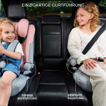 Kinderkraft I-COMFY Kindersitz i-Size 76–150 cm, Dunkelgrau