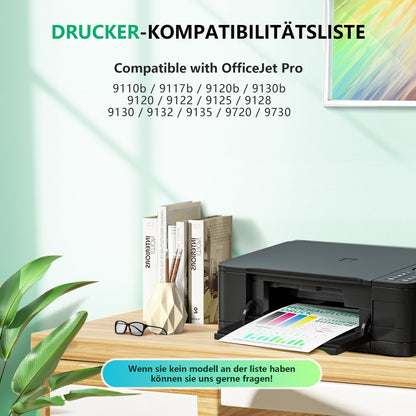 NewLift 937 XL Patronen Multipack – Kompatibel für HP, 4-Farben