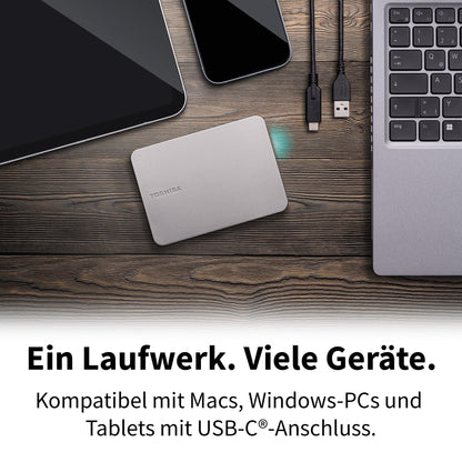 Toshiba Canvio Flex Externe Festplatte 1 TB - HDTX210ESCAA
