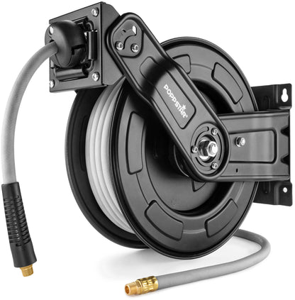 Poppstar Druckluftschlauchtrommel Stahl 20+2m Schlauch