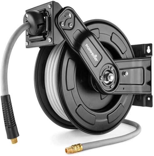 Poppstar Druckluftschlauchtrommel Stahl 20+2m Schlauch