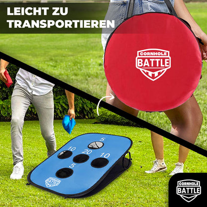 Original Cup Cornhole Battle Wurfspiel-Set, faltbar, 90×60 cm