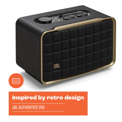 JBL Authentics 200 Smart Home Lautsprecher Bluetooth - Schwarz