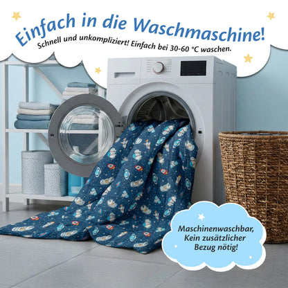 Ella Gewichtsdecke Kinder 2,4 kg 90x120 cm Space – Therapiedecke