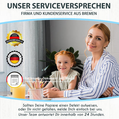 ELES VIDA Fotokarton DIN A2 bunt, 300 g/m², 50 Blatt, 10 Farben