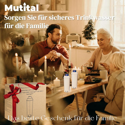 Mutital Wasserfilter für De'Longhi Kaffeevollautomaten, 12er-Pack