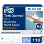 Tork Xpress Multifold H2 Premium weiche Falthandtücher – weiss 100288