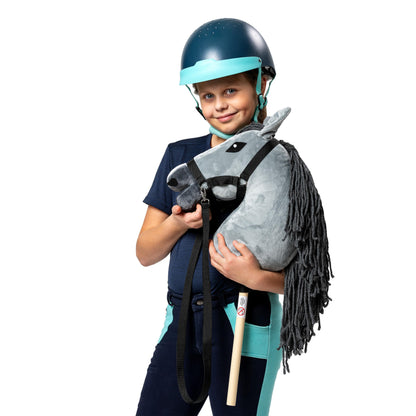 SKIPPI Hobby Horse A3 Steckenpferd Grau im Set