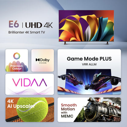 Hisense 43E6NT Fernseher 4K UHD Smart TV 43 Zoll