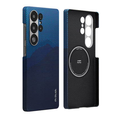 pitaka Galaxy S25 Ultra Aramidfaser Hülle - Fusion Weaving Horizon