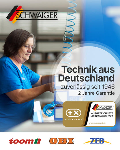 SCHWAIGER Satellitenschüssel Ø 60cm Komplettset - Anthrazit