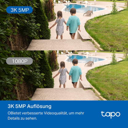 Tapo C530WS 360° Aussen-Überwachungskamera 3K 5MP Starlight
