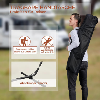 Yaheetech Hängematte mit Gestell für 2-3 Personen, bis 205 kg