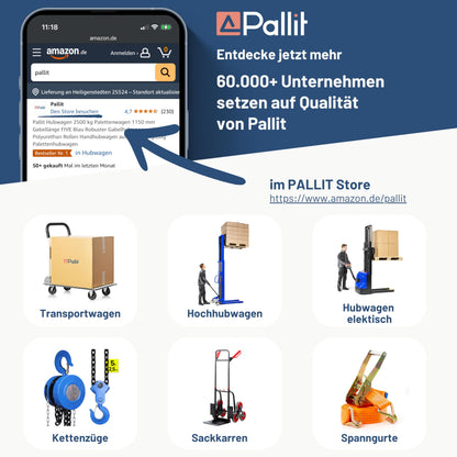 Pallit Diablo-F Sackkarre klappbar 200 kg Luftreifen