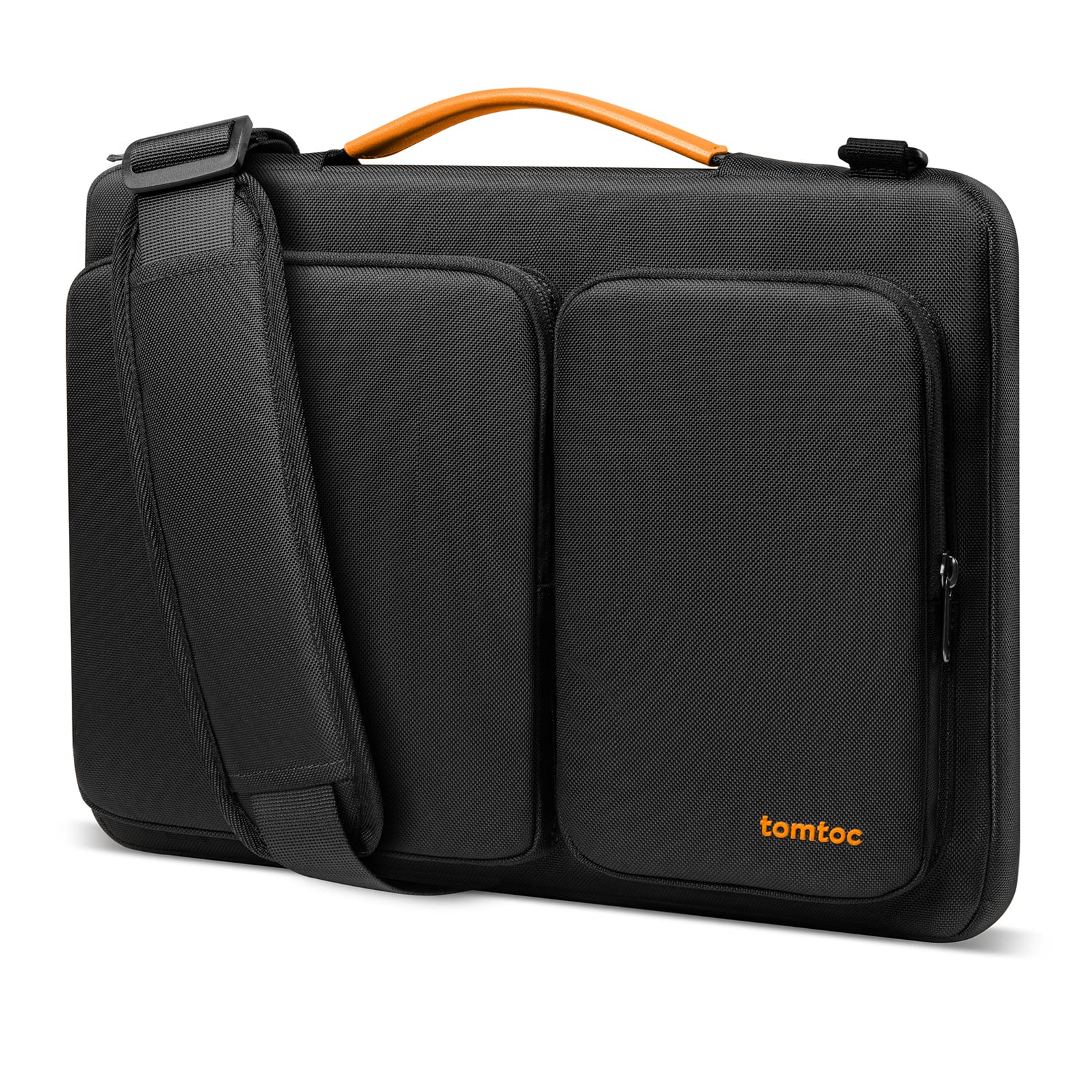 tomtoc Laptoptasche 15/15,6/16 Zoll Notebooktasche mit 360° Schutz, Tragegriffe und Schultergurt
