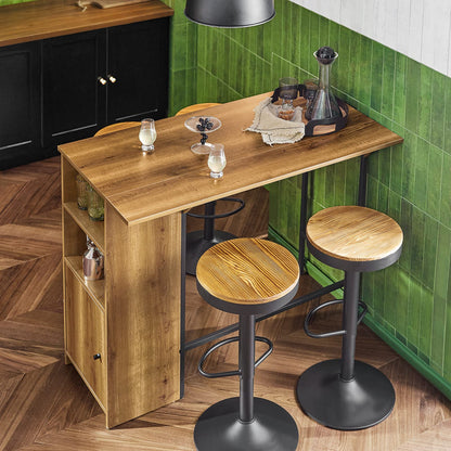 SoBuy FWT98-PF Bartisch – erweiterbar, Industrie-Design