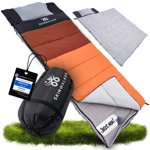 SkinWalker 3-4 Jahreszeiten Deckenschlafsack - rot-orange