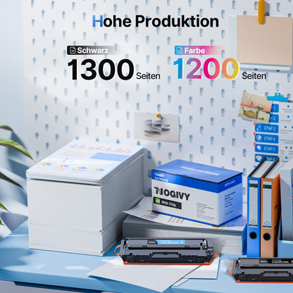 NOGIVY 219A Toner Kompatibel für HP - 4er-Pack Farbset