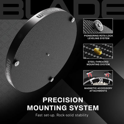 WINMAU Blade X Dartscheibe – Profi Steeldartboard für PDC-Turniere