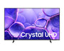 Samsung Crystal UHD 4K U80F LED Smart TV - 43 Zoll. Flacher, schwarzer 43-Zoll-Bildschirm. Zeigt UHD 4K-Inhalte und bietet Smart TV-Funktionen.
