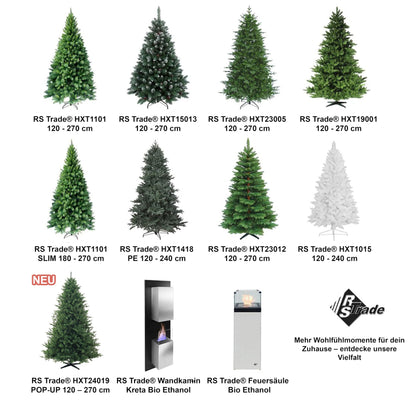 RS Trade 19001 Spessarttanne Künstlicher Weihnachtsbaum - 180cm PVC