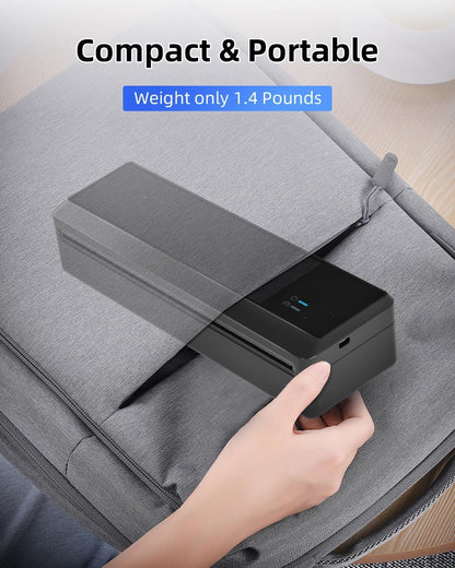 BORN4SHIP P83 Thermodrucker A4, tragbarer Bluetooth Drucker
