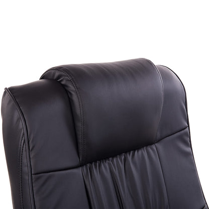 HOMCOM Relaxsessel Hocker – TV-Sessel, Massage, drehbar, Schwarz