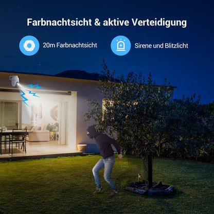 EZVIZ C8c WLAN Pan&Tilt Überwachungskamera Aussen - 8MP