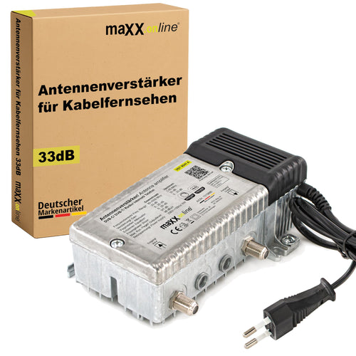 maxx.onLine Hausanschluss-Antennenverstärker Kabelfernsehen 33 dB