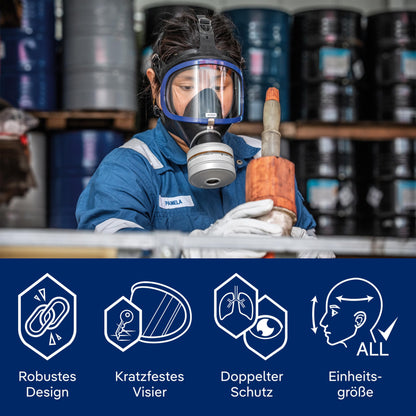Dräger X-plore 6300 Vollmaske EPDM mit Standard-Rd40-Anschluss