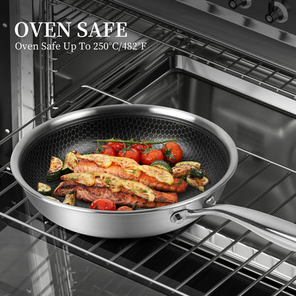 Innerwell Pfannenset 2-teilig Edelstahl Antihaft 24 & 28 cm