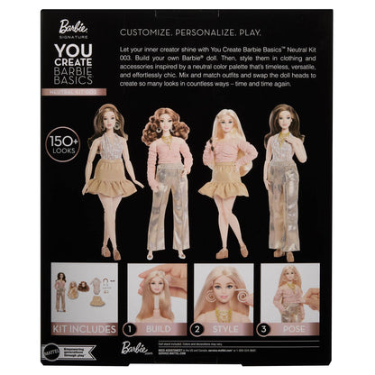 Barbie Basics You Create Neutral Kit 003 Modepuppe JJX37