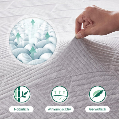 Bonnvia Topper Gel Matratzentopper - 90x200 H3/H4 7cm