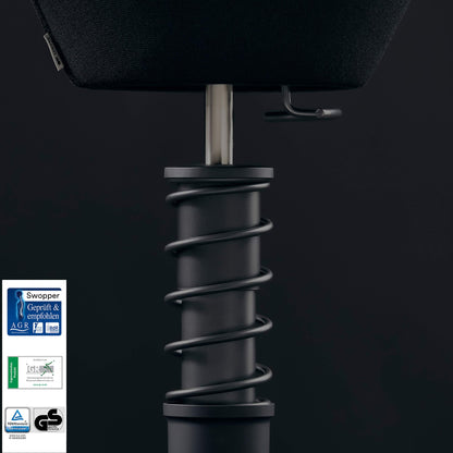aeris Swopper Ergonomischer Bürohocker höhenverstellbar - Feder Standard