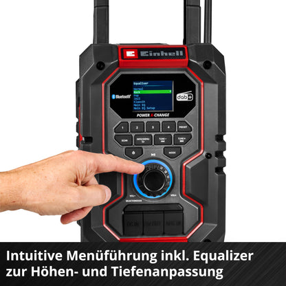 Einhell TE-CR 18 Li DAB+/FM/BT Akku-Baustellenradio - Solo