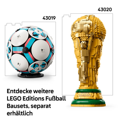 LEGO Editions Fussball 43019 Bauset mit Mini-Stadion, 1498 Teile