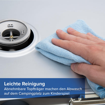 Campingaz Camping Kitchen 2 Campingkocher Gaskocher 2-flammig – Grau