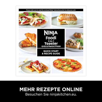 Ninja Foodi Toaster, Elektrogrill & Panini-Presse ST202EU